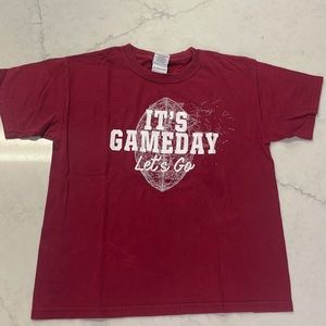 Boys Game Day Crimson T-shirt Large